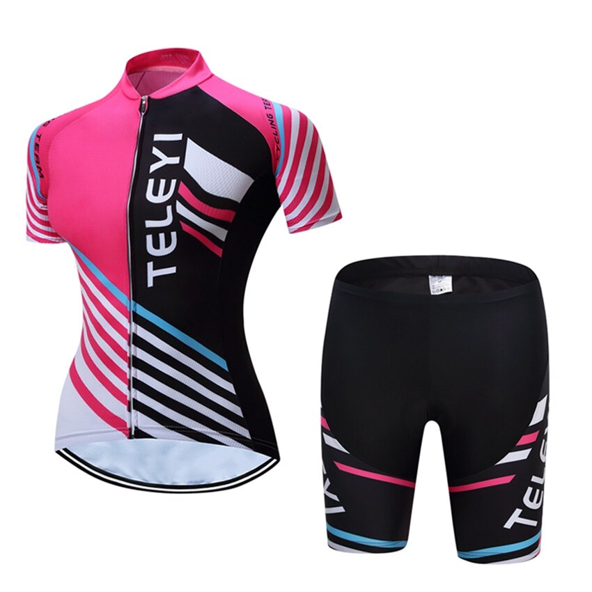TELEYI    Ƿ/Ŭ  Ʈ     ߿ ⼺ ciclismo Sportwear Ƿ